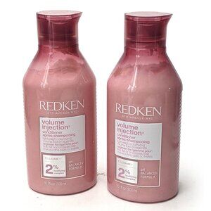 Redken Volume Injection Conditioner Fine Flat Processed Hair LOT OF 2 Bottles